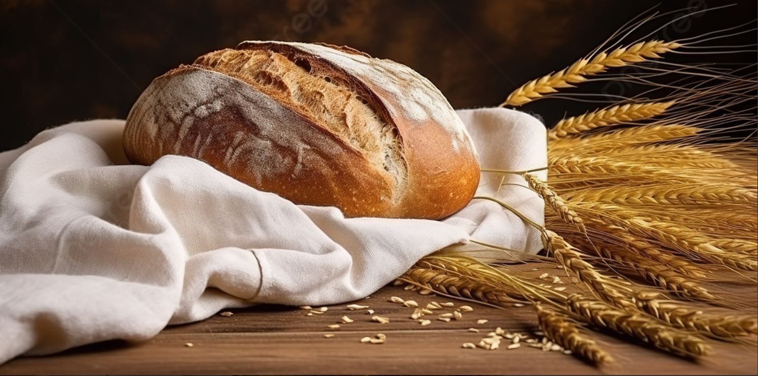 Pão artesanal recém-assado