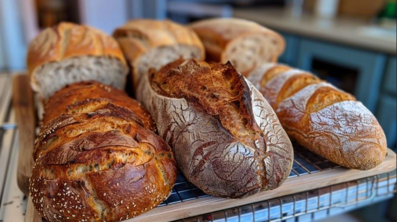 Pães artesanais Flor de Trigo